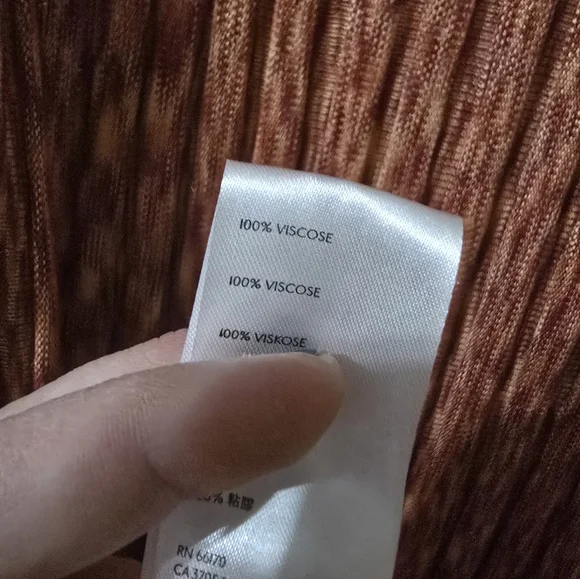 Free People Gold Coast Marbled Print Pleated Knit Boho Maxi Skirt, EUC! - Picture 10 of 10